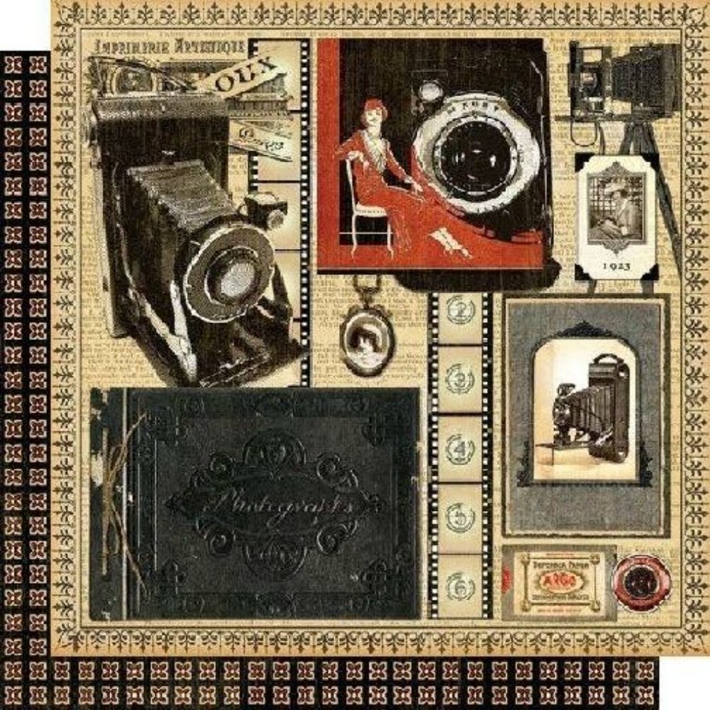 Graphic 45 COMMUNIQUE 12 x 12 Scrapbooking Paper 2013 Pack Pad 48 Sheets… - Picture 8 of 14